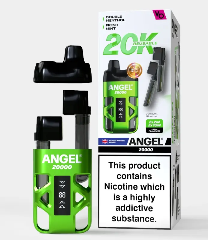 Green Edition Angel 20000 Rechargeable Disposable Pod Kit